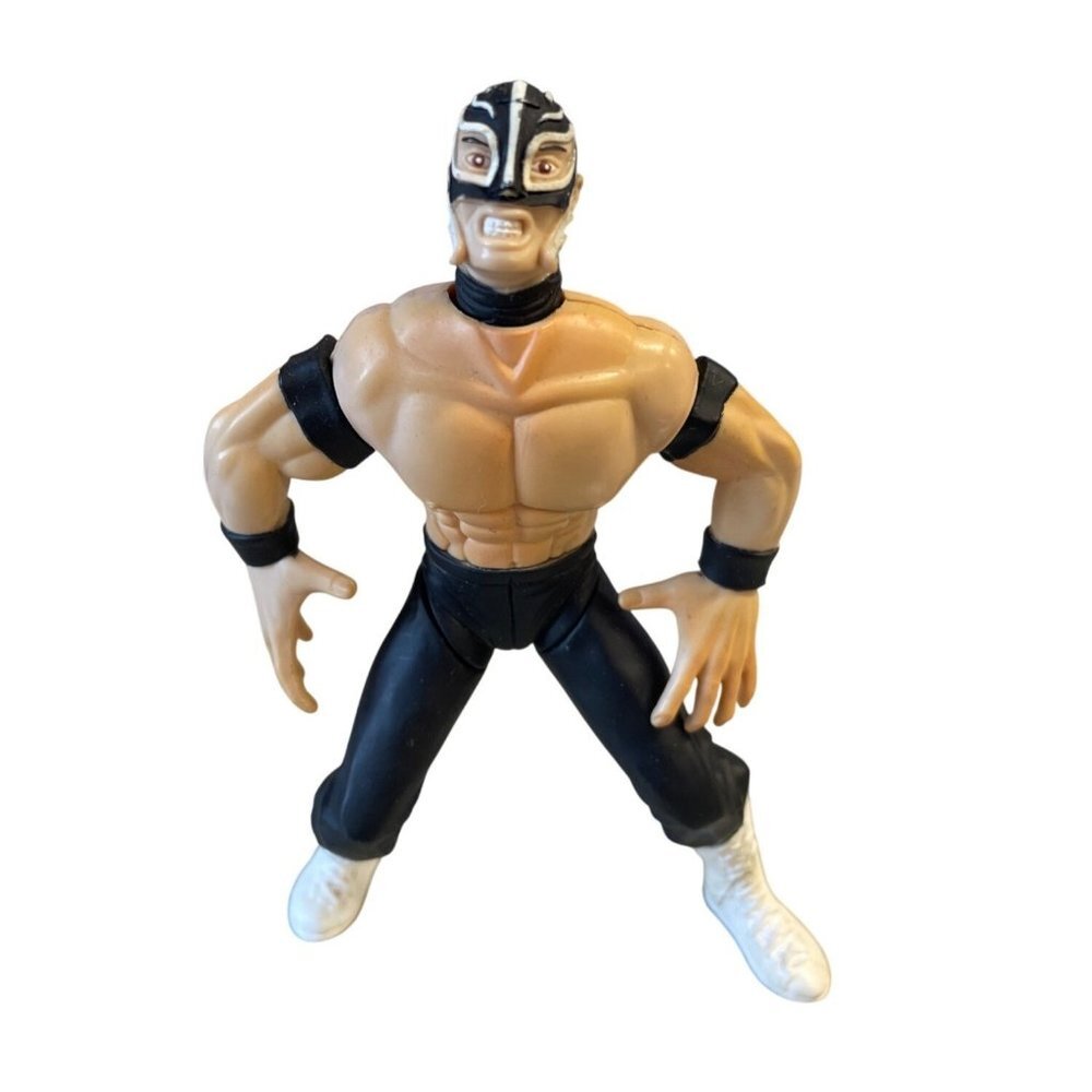 Wrestling Action Figure 1999 WCW Masked Head Raises Toy Biz‎ Inc